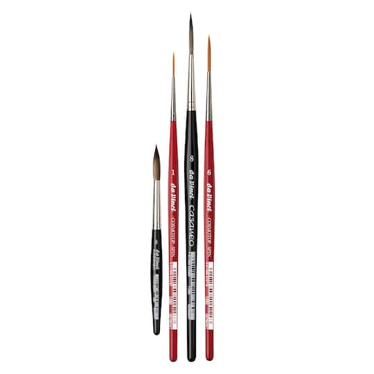 da Vinci May & Berry Artist Signature 4 Piece Rigger Brush Set